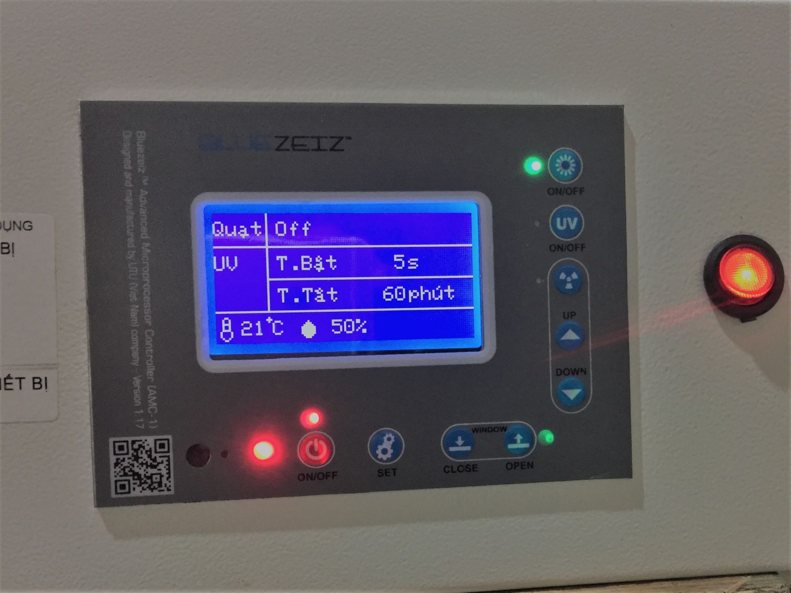 Tủ hút khí độc Bluezeiz model BlueFH-1200ST